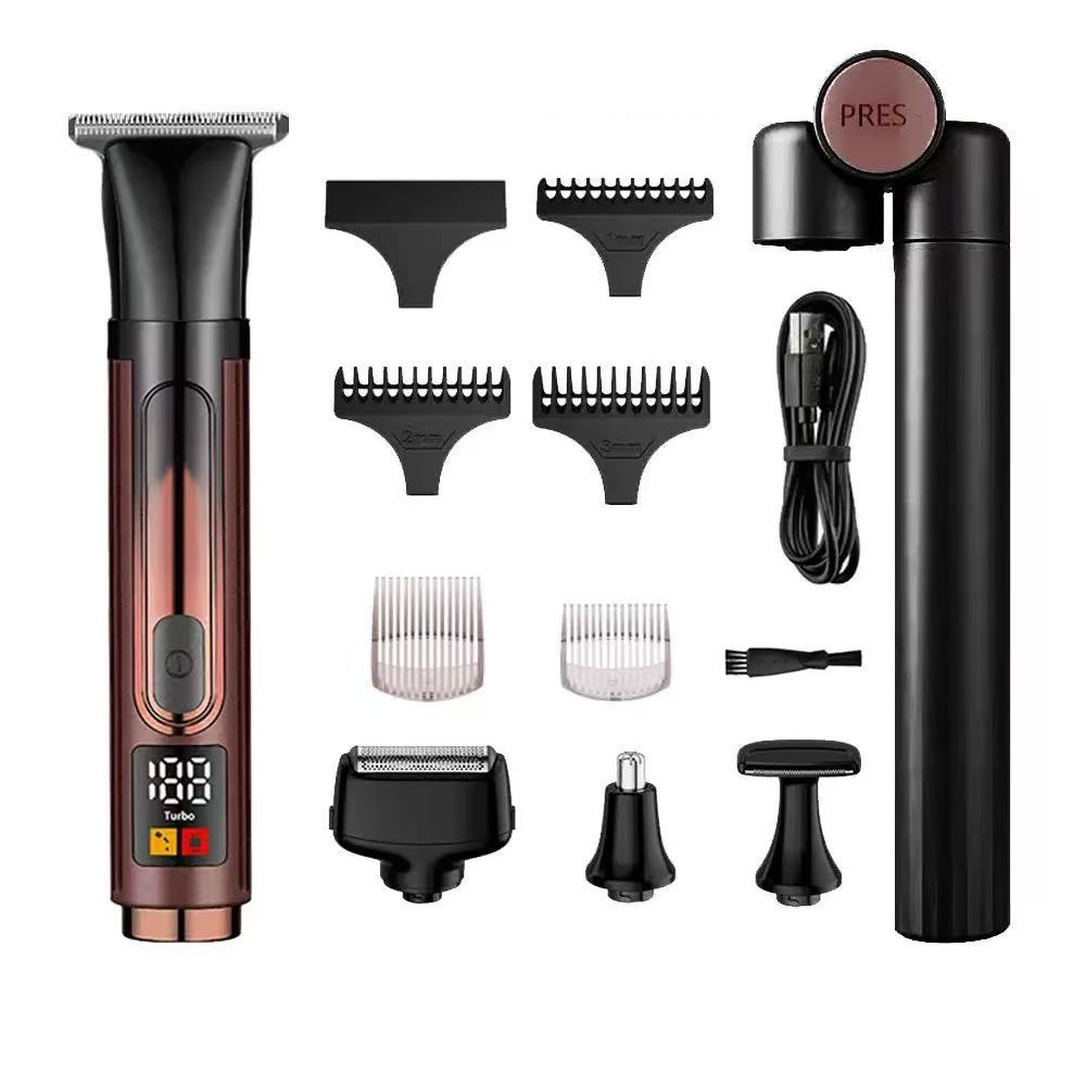 LED-Display 4-in-1 Multifunctional Mens Grooming Kit With Body Hair Trimmer