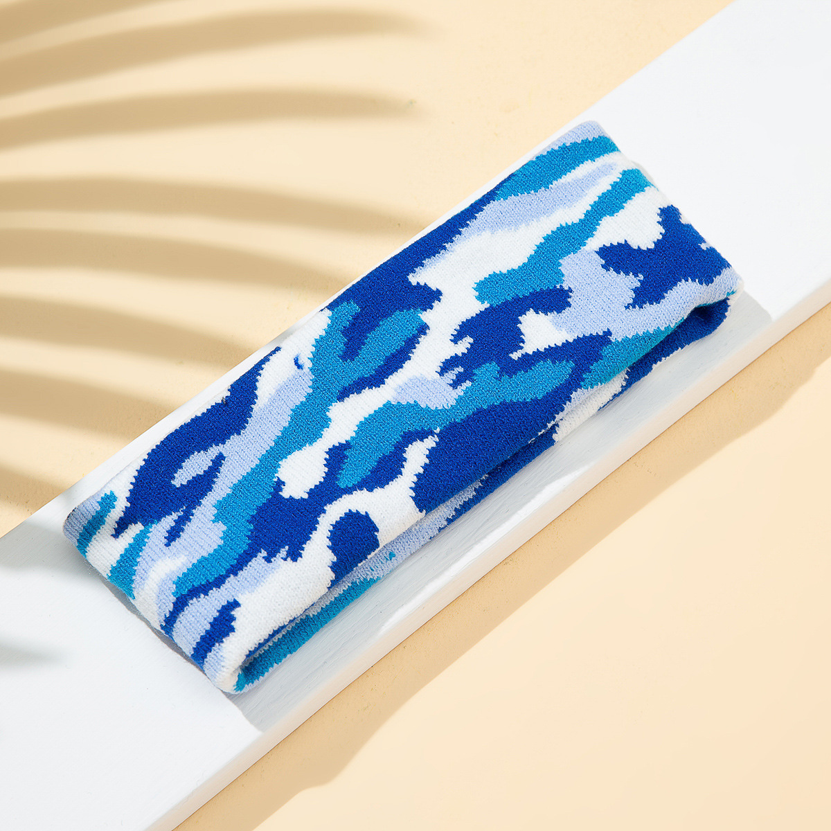 Elastic And Sweat-absorbing Panda Cows Pattern Sports Knitted Hair Band - Image 6