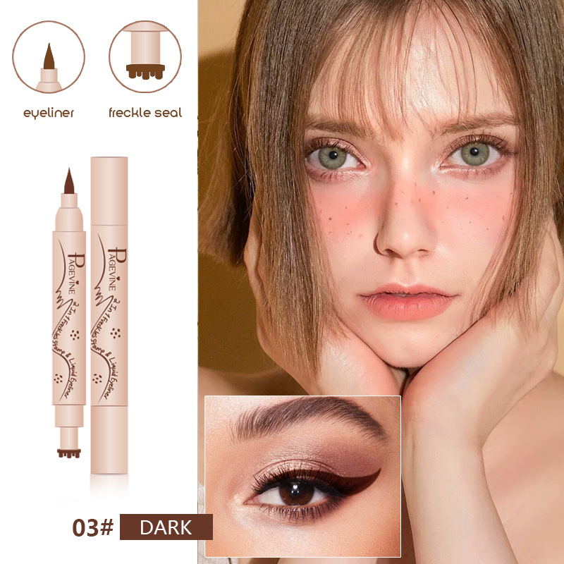 Double Headed Stamp With Natural Color Quick Drying Waterproof And Easy To Applyspot Marking Pen - Image 3