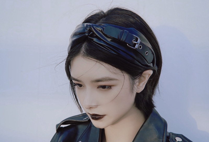 Handmade Headdress Punk Style Bow Love Black Sweet Hairpin - Image 2