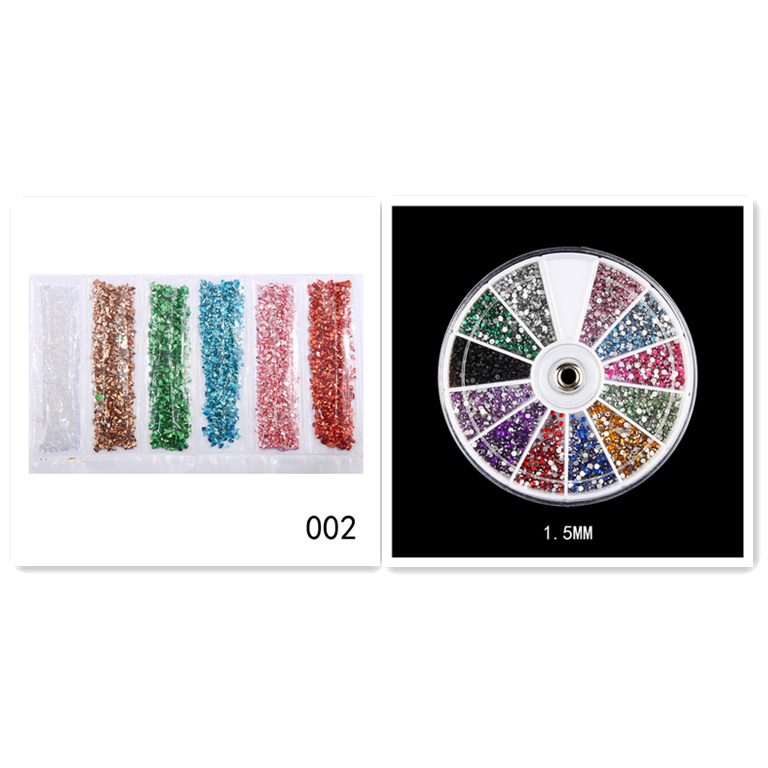 Nail Supplies, Diamond Glass Fragments, Gold And Silver Broken Glass Nails - Image 2