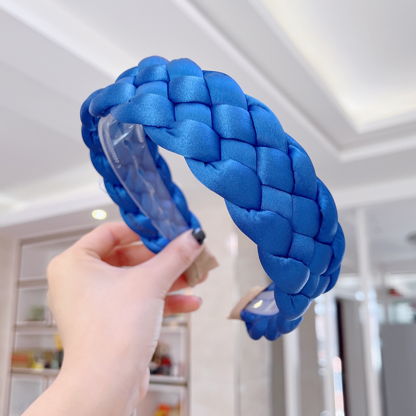 Women's Solid Color Fabric Craft Headband - Image 7