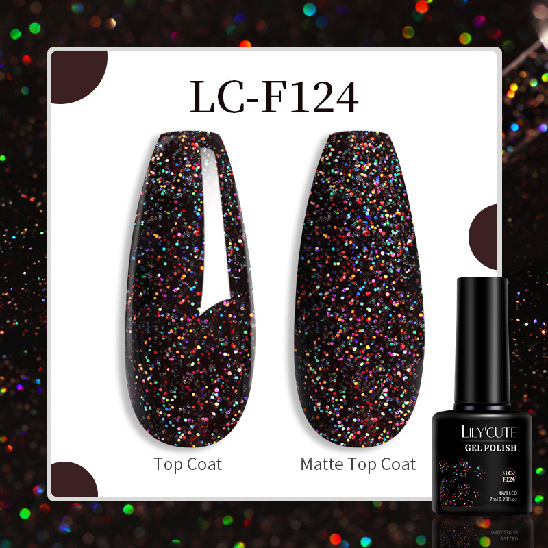 184 Colors Full Set Nail Glue Set Matte Nail Art Non-wash Sealing Layer Nail Polish Gel Base Gel - Image 24
