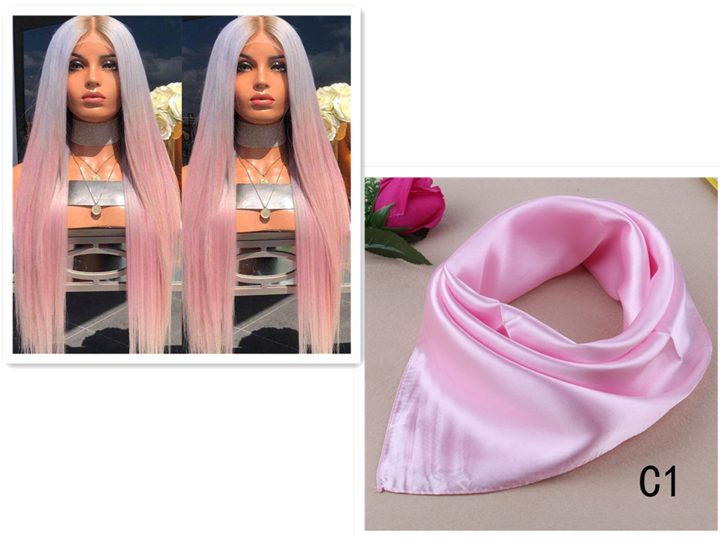 Bleached And Dyed Ladies Long Straight Hair - Image 2