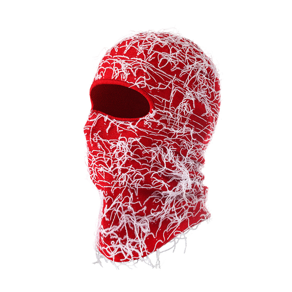 European And American Knitted Warm Face Mask - Image 28