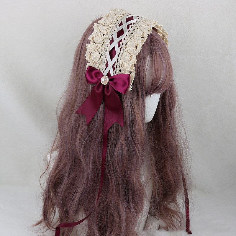 Japanese soft girl Lolita lace headdress - Image 6