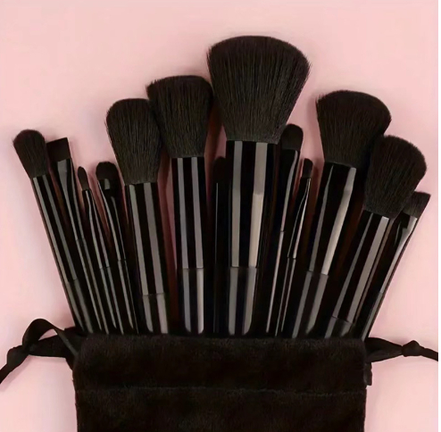 Cloth Bag Portable Soft Hair Makeup Brush Suit - Image 6