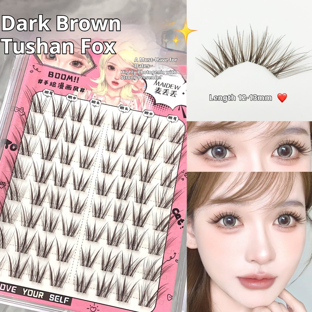 Soft, Alluring, And Lively Side-swept False Eyelashes For Beginners - Image 2