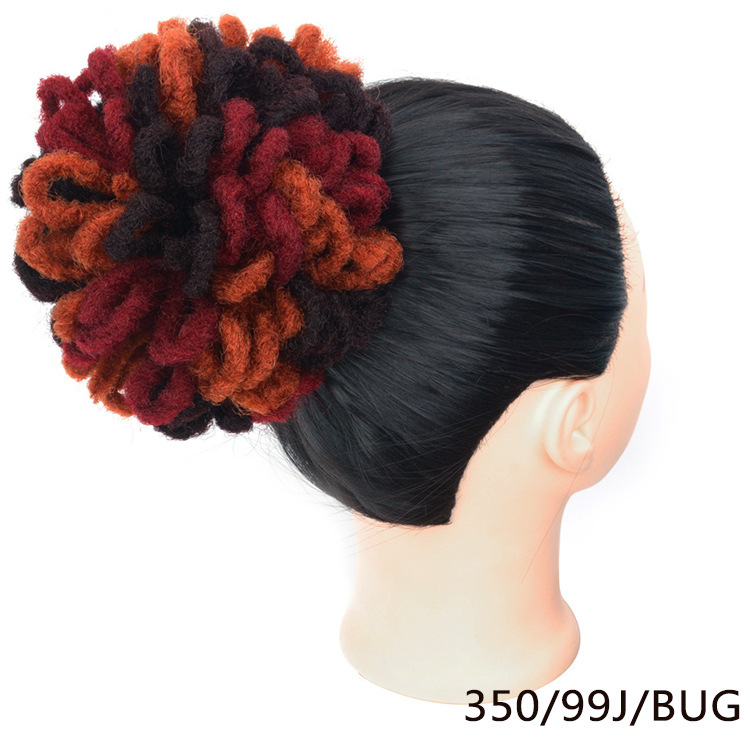 African Wig Bun Hair Bag Drawstring Dreadlocks Afro Hair Bag - Image 12