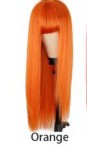Qi Bangs Black And Brown Long Straight Hair - Image 9