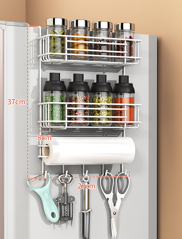 Refrigerator Shelf Side Storage Artifact Kitchen - Image 2