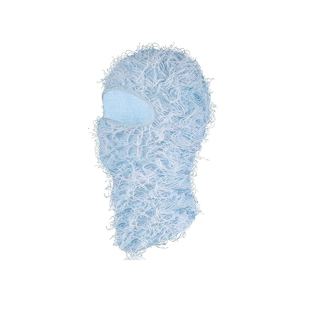 European And American Knitted Warm Face Mask - Image 9