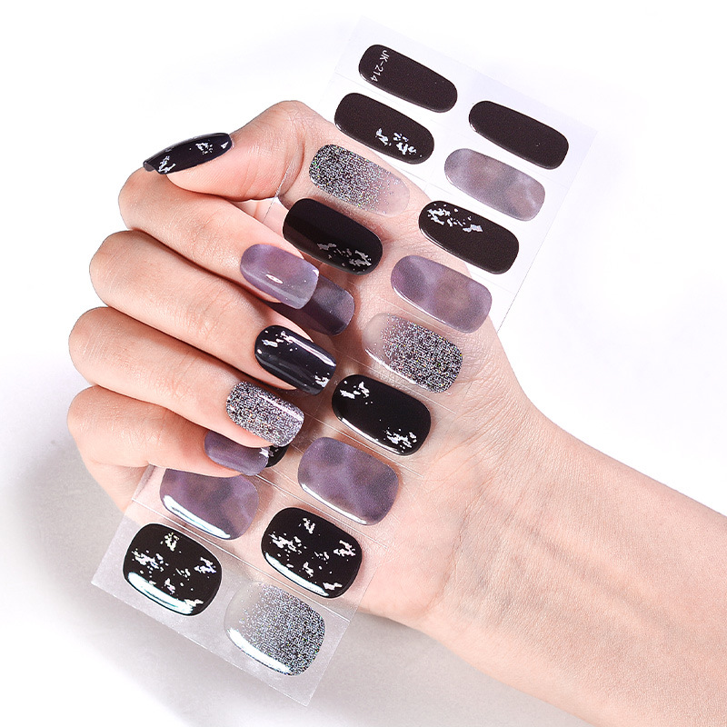 Hot Girl Cool Girl Sweet Cool UV Phototherapy Semi-baked Gel Nail Sticker - Image 13