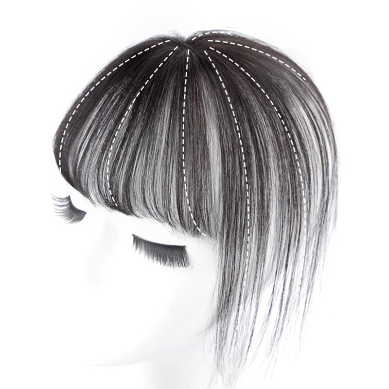 French Fake Bangs In Middle Of The Air Flow Sea