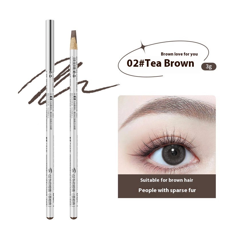 Waterproof And Sweat-proof Wild Eyebrow Pencil Line Design Distinct Look Hard Core - Image 2