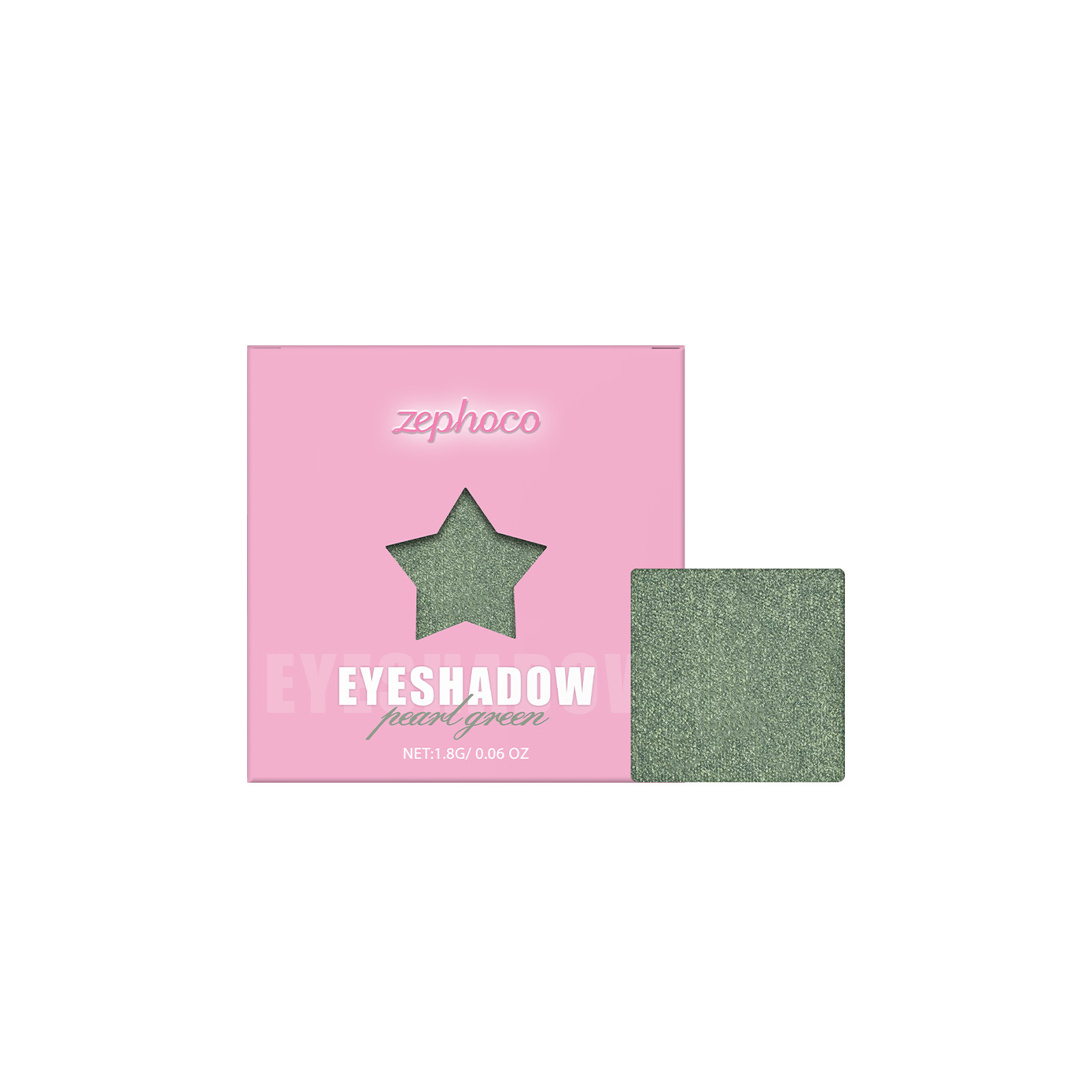 Monochrome Eye Shadow Plate Color Rendering Long-lasting Portable - Image 2