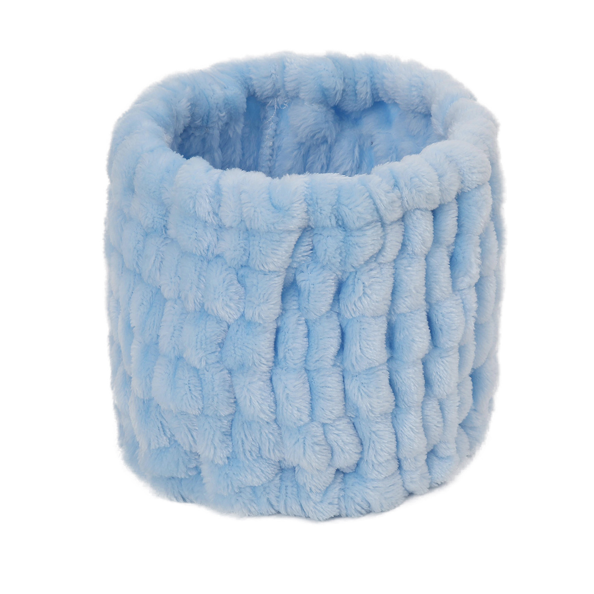 Women's Solid-Colored Sporty Flannel Extra-Wide Headband - Image 3