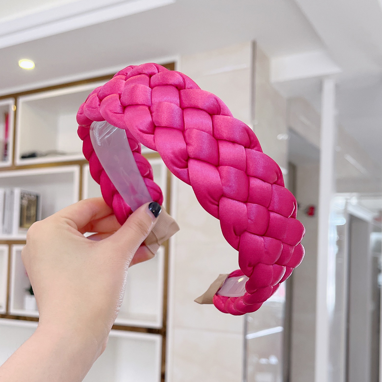 Women's Solid Color Fabric Craft Headband - Image 8