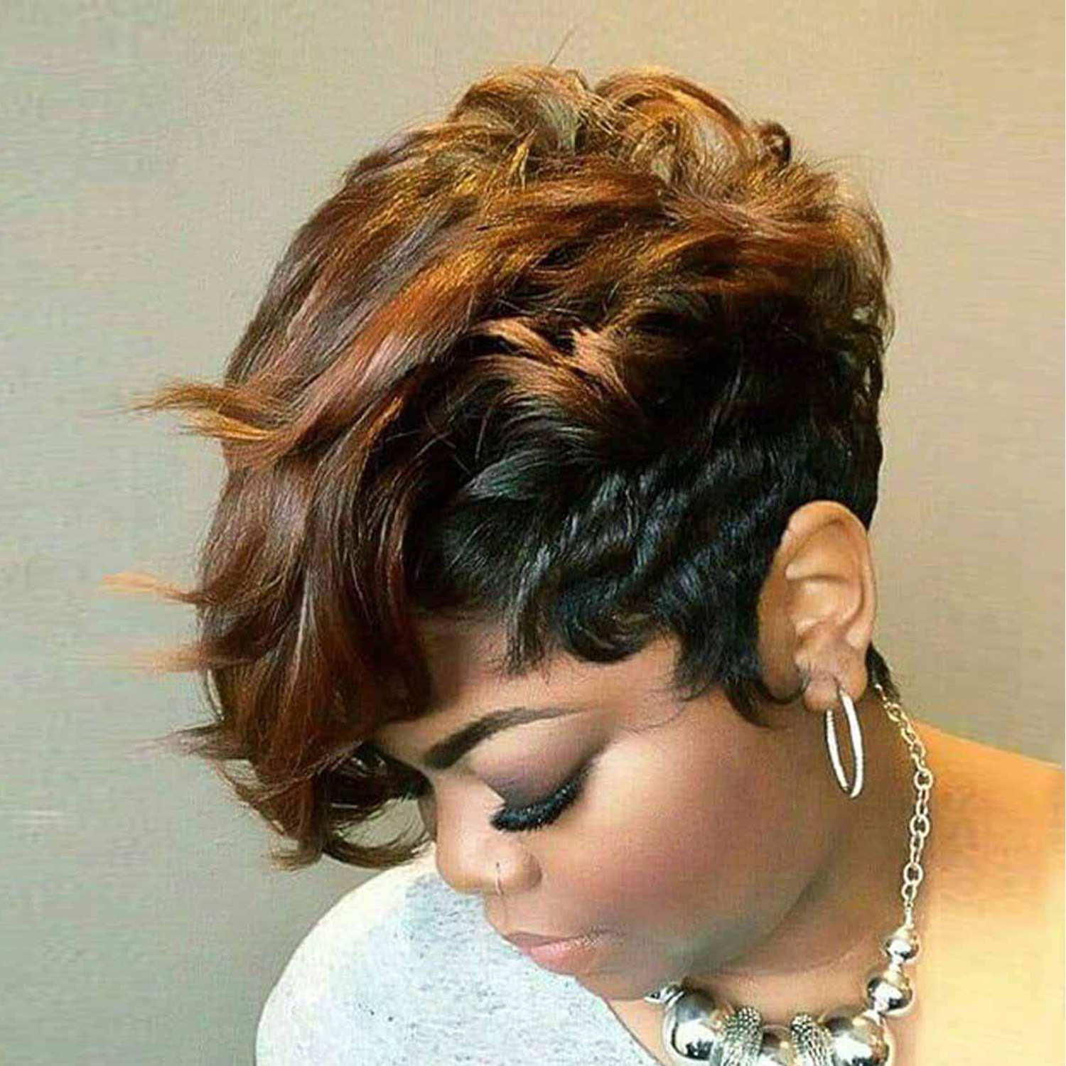 European And American Short Curly Hair Wig Chemical Fiber Headgear - Image 11