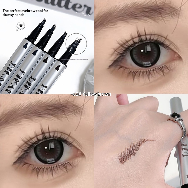 Multi-Effect Plush Waterproof And Sweat-Proof Eyebrow Pencil - Image 2