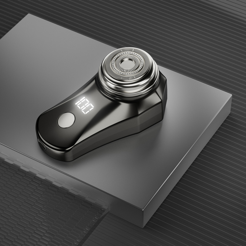 Floating Cutter Head Mini-Portable Electric Rechargeable Men's Shaver - Image 3