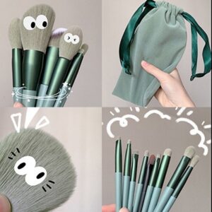 13 PCs Purpleflower Holly Leaf Makeup Brushes Suit Soft Hair
