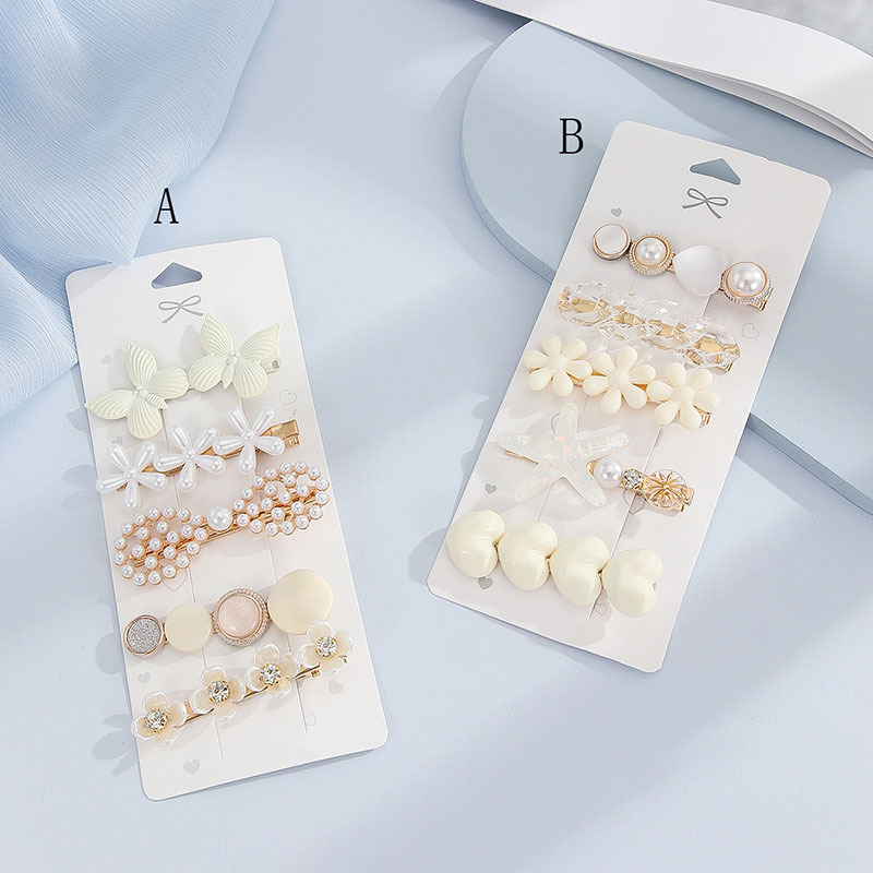 High Sense Barrettes Korean Simple Side Forehead Hairpin Hair Clip Girl Fringe Clip Headdress - Image 14