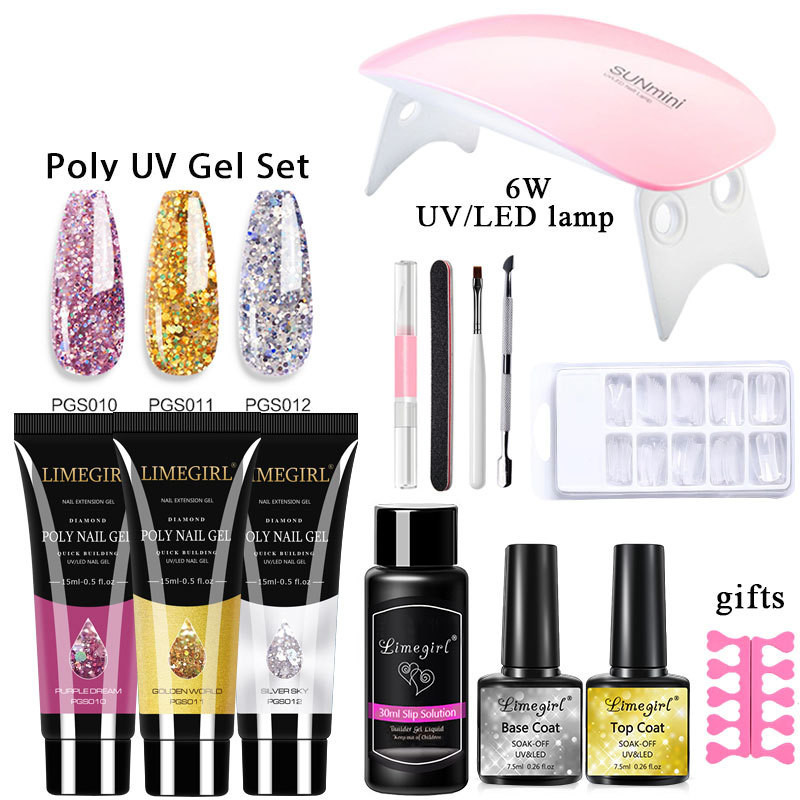 Nail Extension Gel Set Crystal UV Phototherapy - Image 7