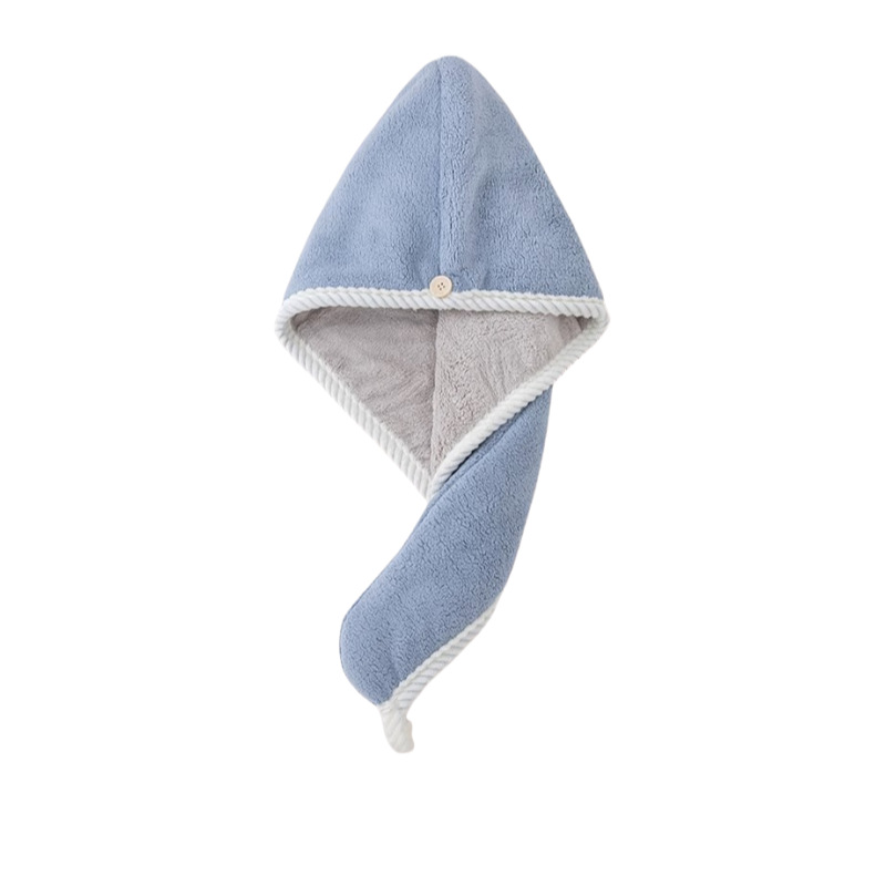 Womens Coral Fleece Hair Drying Cap Highly Absorbent - Image 9