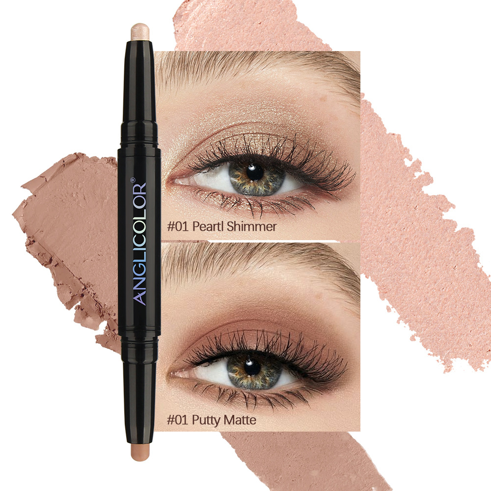 Double-headed Smudger Pearl Waterproof Not Smudge Brightening