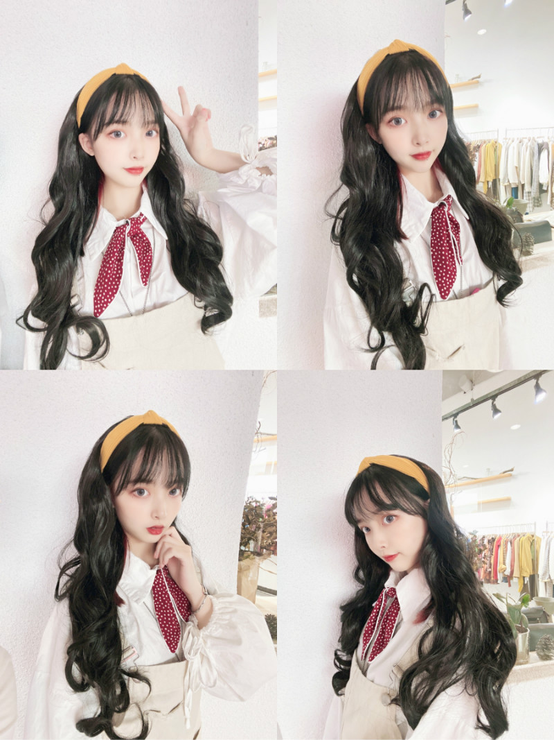 Women's Invisible And Breathable U-shaped Half Headgear Headband Wig