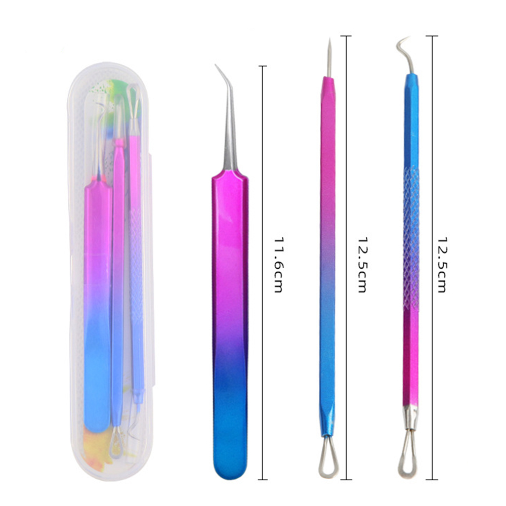 Acne Tool 3 Piece Set Stainless Steel Acne - Image 2