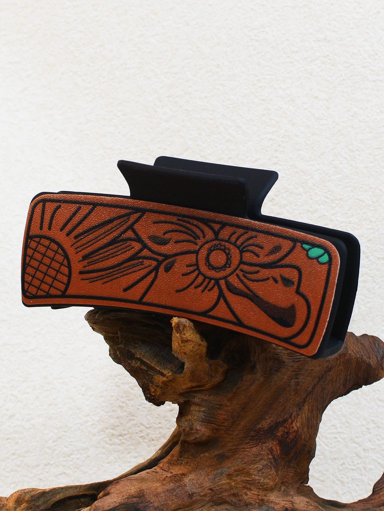 Retro Playing Cards Barrettes Shark Clip Printing - Image 3