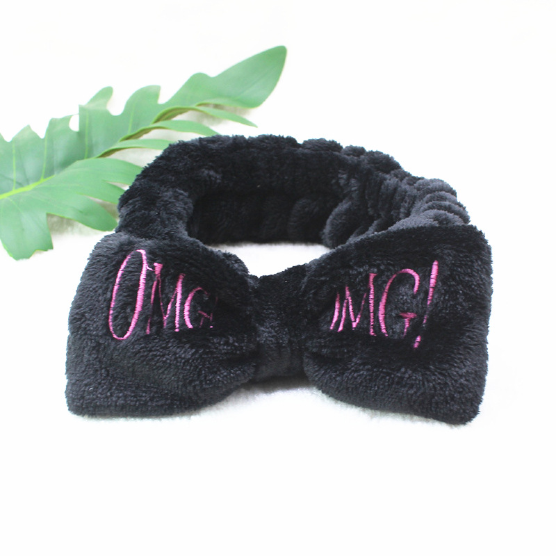Coral velvet butterfly end hair band - Image 11