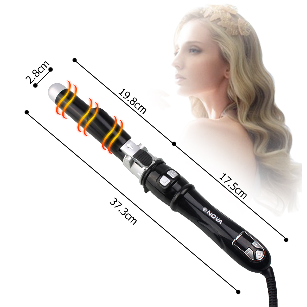 Otating Curling Iron Curling Wand Automatic Hair Curler 30s Instant Heat Auto Hair Waver Hair Styling Irons - Image 5