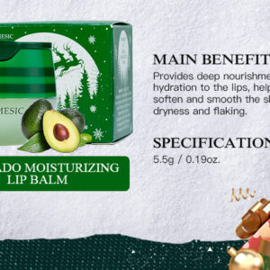 KORMESIC Christmas Moisturising Avocado Lip Balm For Foreign Trade 5.5g