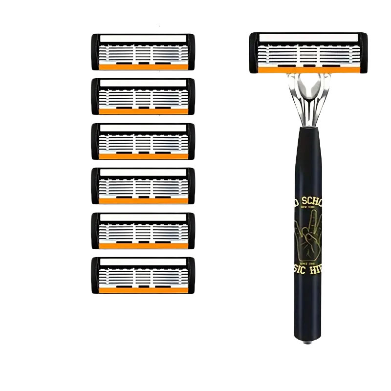 Six-layer Finger Type Handle For Manual Shaver Holder Cutter Head - Image 6