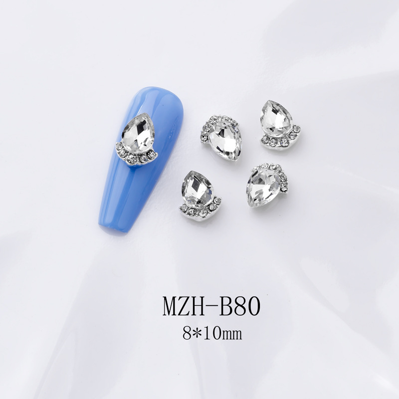 K9 Ultra-Shiny Flat-Back Rhinestones In White For Nail Art Decorations - Image 21