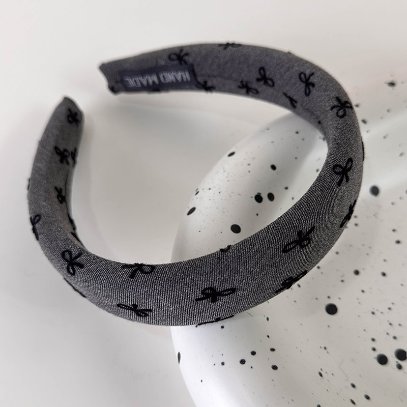 Women's French Retro Dots Knitted Headband