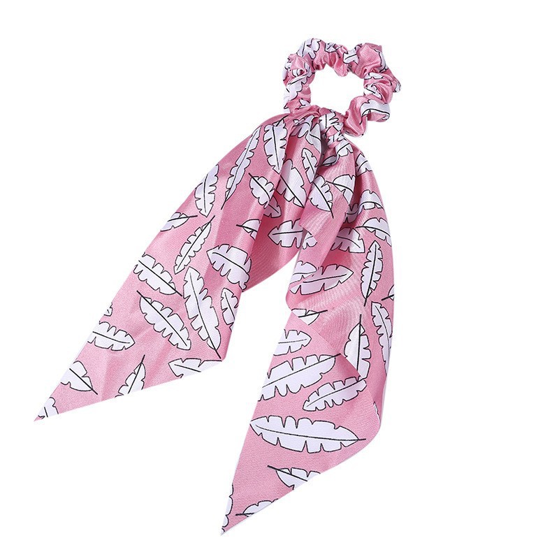 Fashion Long Streamer Printed Fabric Tie Hair Accessory For Ponytail Tie-up Hair Top Cuft - Image 10
