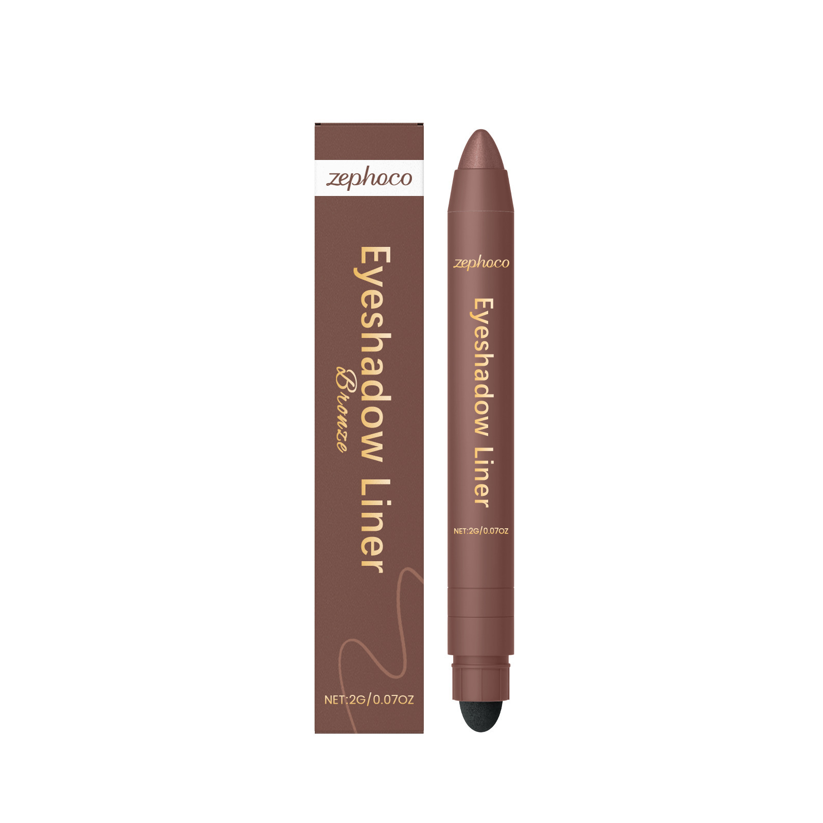 Water- And Sweat-proof Smudge-resistant Silky-smooth 2-in-1 Eyeliner - Image 2