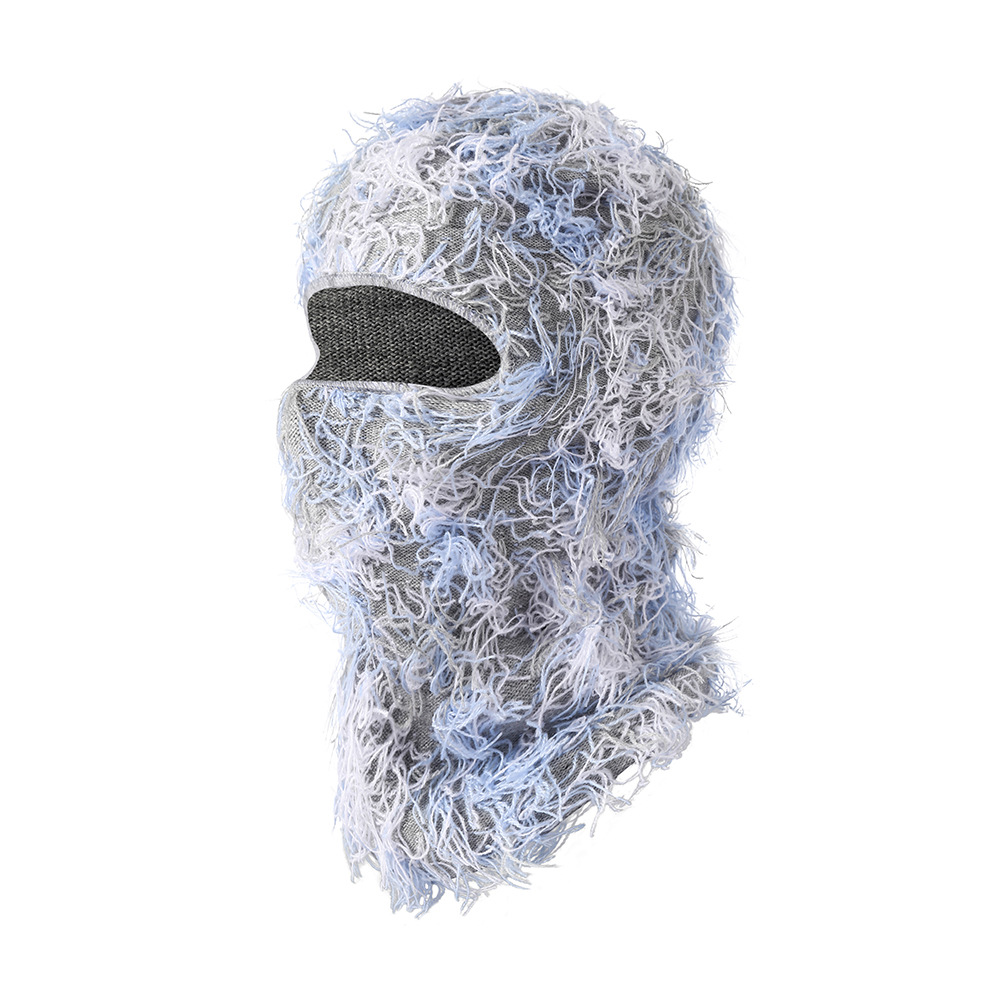 European And American Knitted Warm Face Mask - Image 29