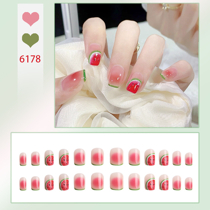 Pure And Seductive Style Nail Tips Finished False Nail Stickers - Image 4