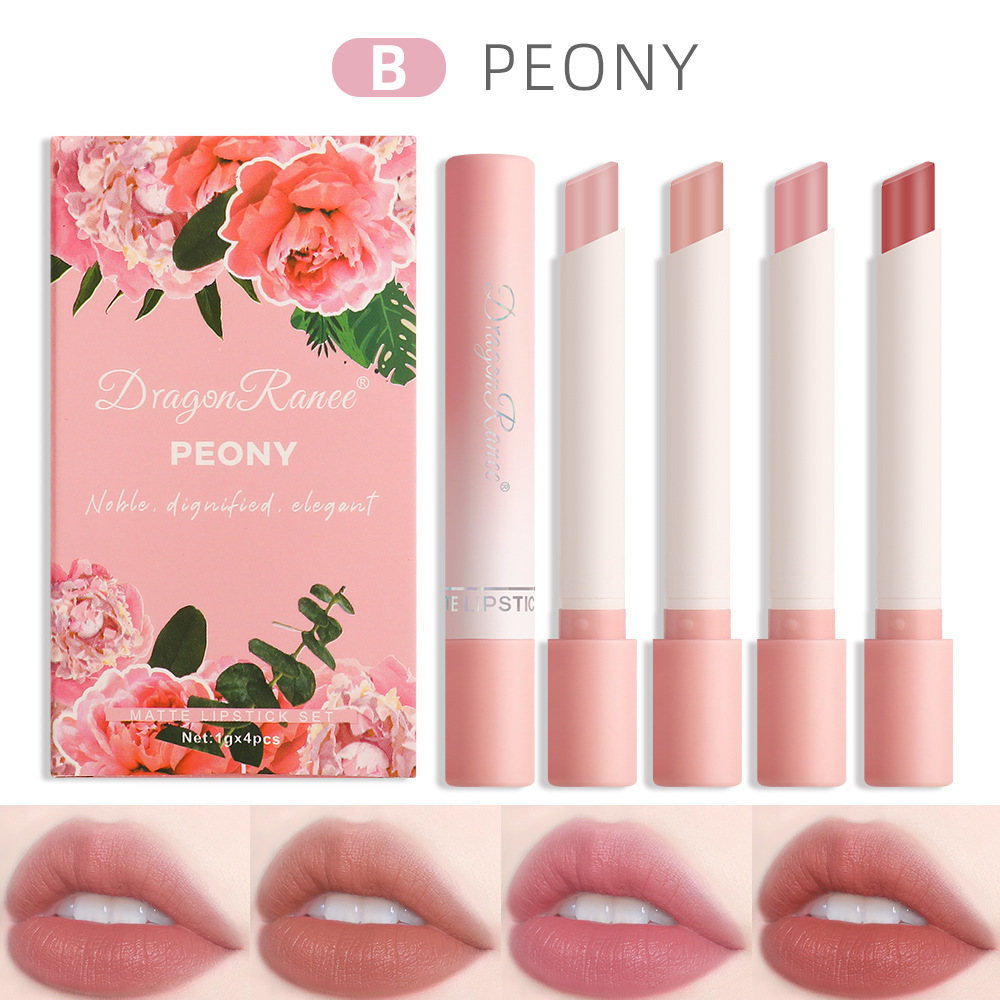 Cigarette Lipstick Box Matte Finish 4 Flowers Suit - Image 2