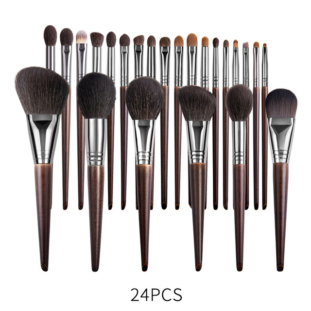Natural Makeup Brushes Set Eyeshadow Make Up Brush Goat - Image 12