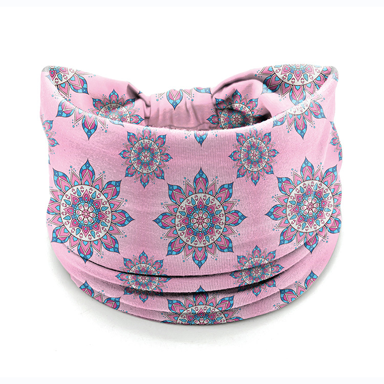 Hair Band Datura Flowers Headband Elastic And Sweat-absorbing Women's Wide Edge Hair Accessories - Image 2