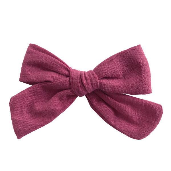 Cotton and linen bow hairpin - Image 12