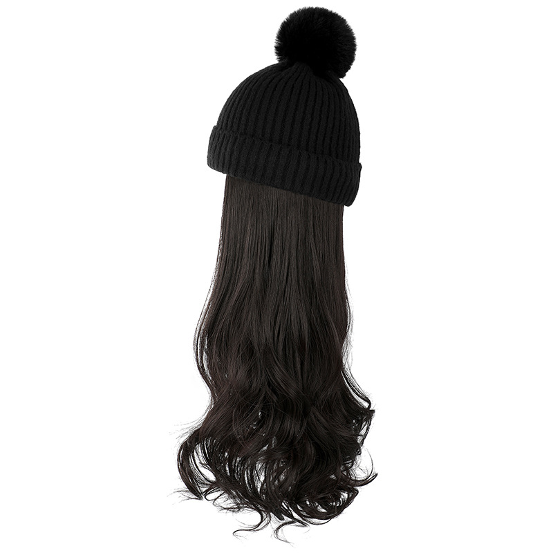Autumn And Winter New Removable Fashion Woolen Hat - Image 2