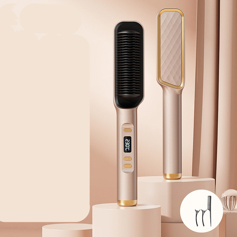 Multifunctional Anti-scald Negative Ion Straight Curling Comb - Image 9