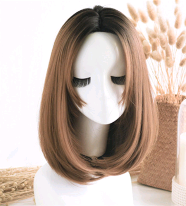 Wig in the long straight hair fashion realistic wig wig long straight hair - Image 4